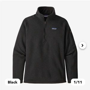 Patagonia Women's Better Sweater 1/4-Zip Fleece Black